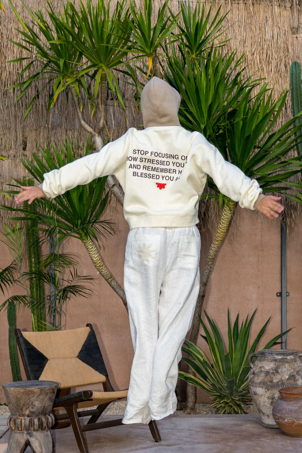 No Pressure Hoodie in IVL