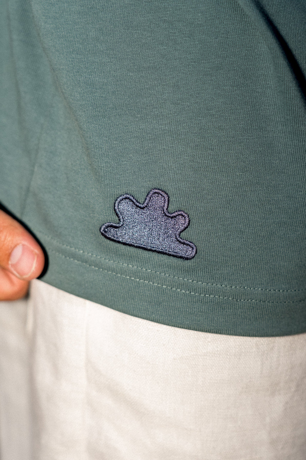 No Pressure Tee in Lagoon