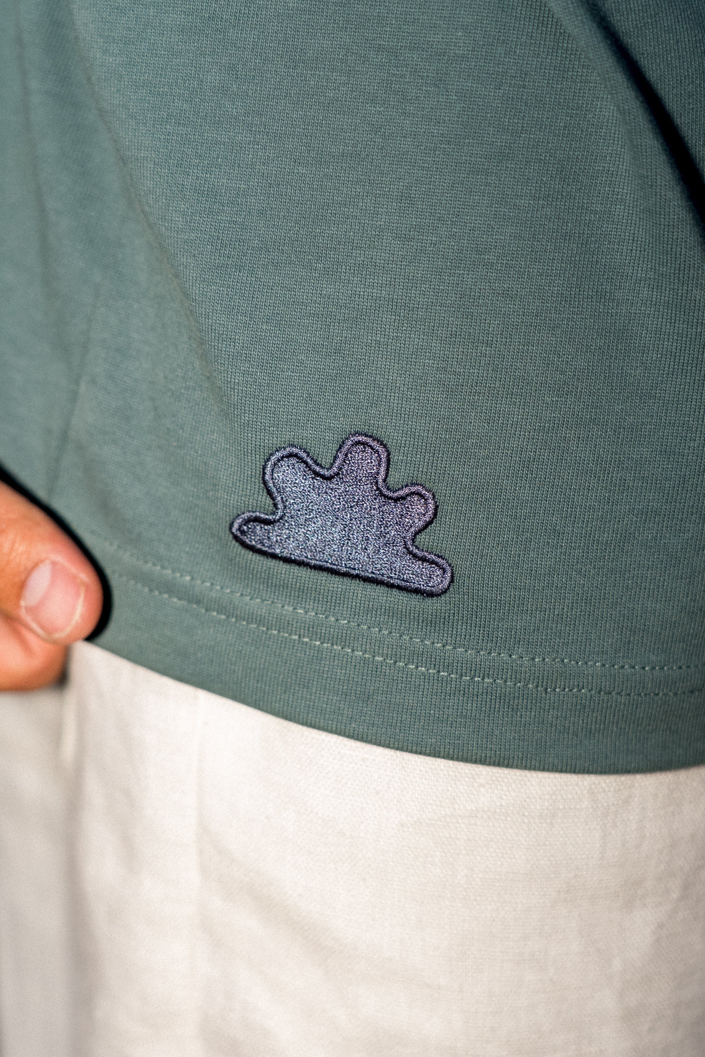 No Pressure Tee in Lagoon