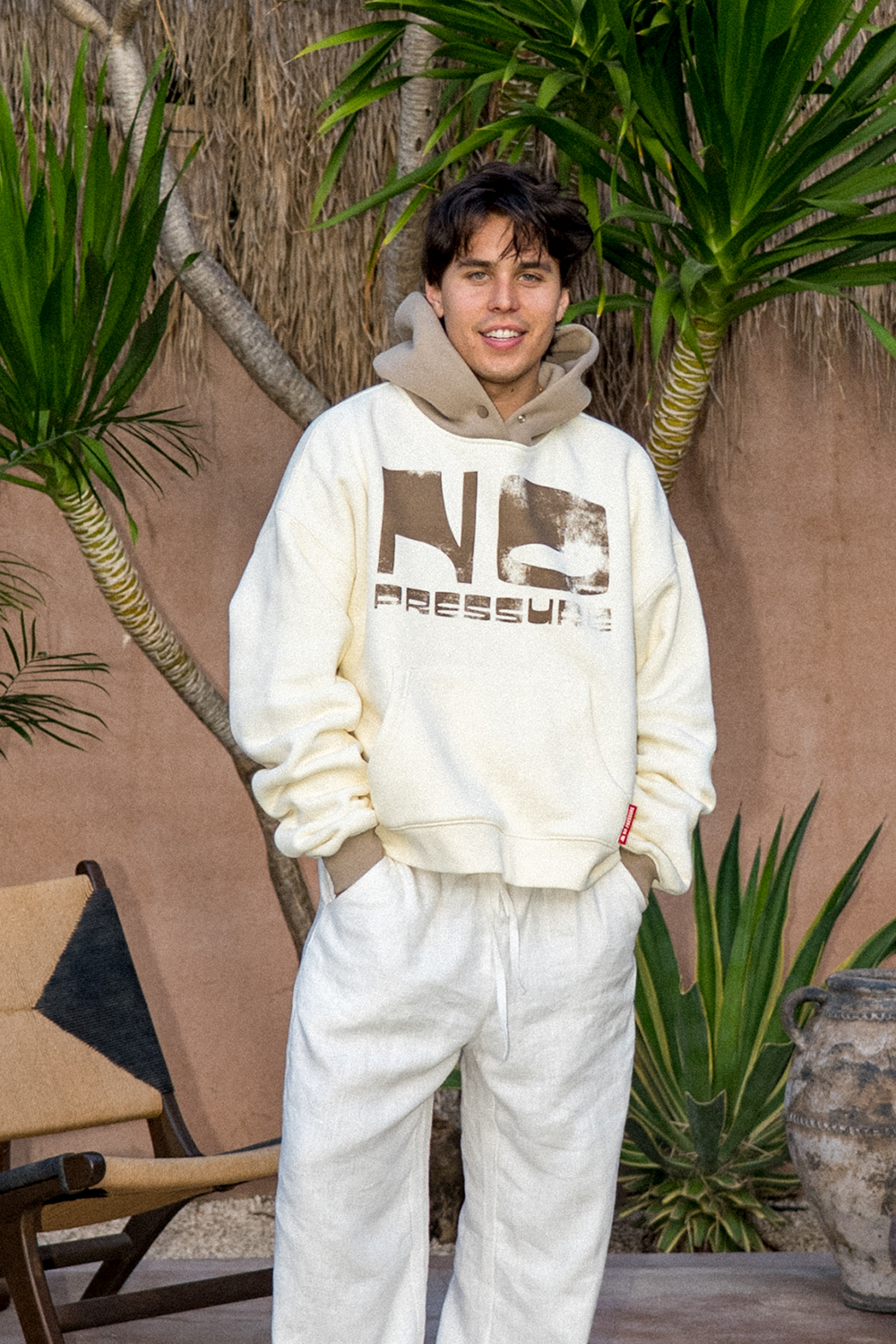 No Pressure Hoodie in IVL