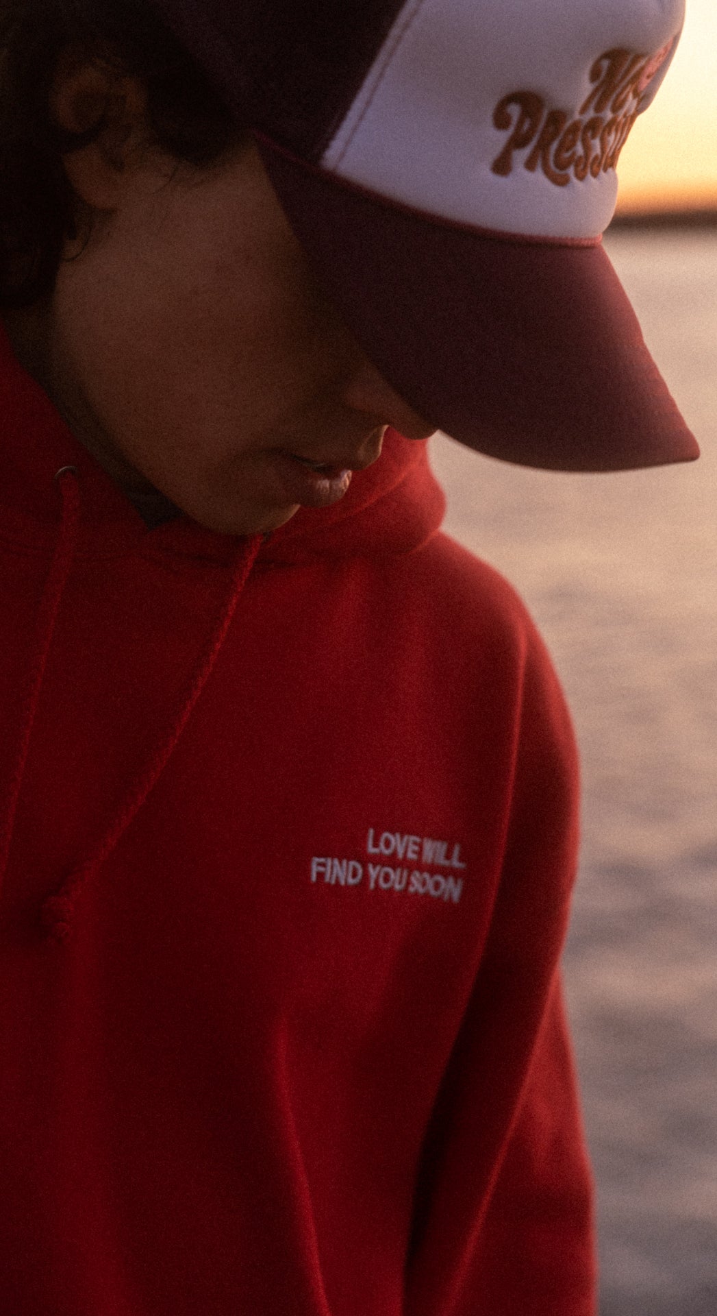 Find You Soon | Red Hoodie