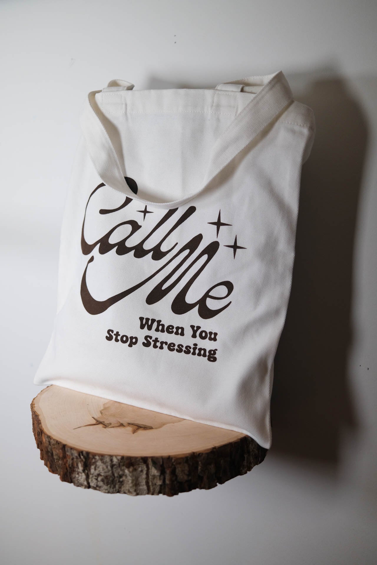 Call Me | Cream Tote