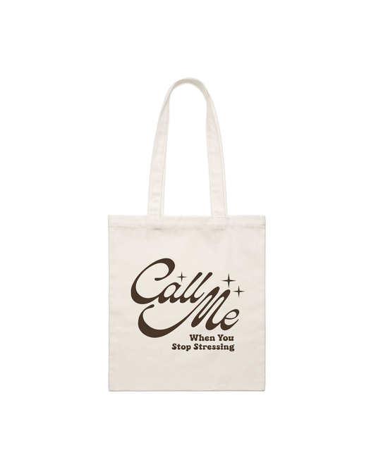 Call Me | Cream Tote