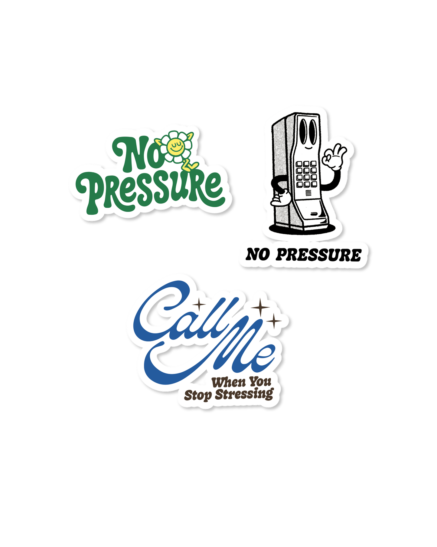 No Pressure | Sticker Set